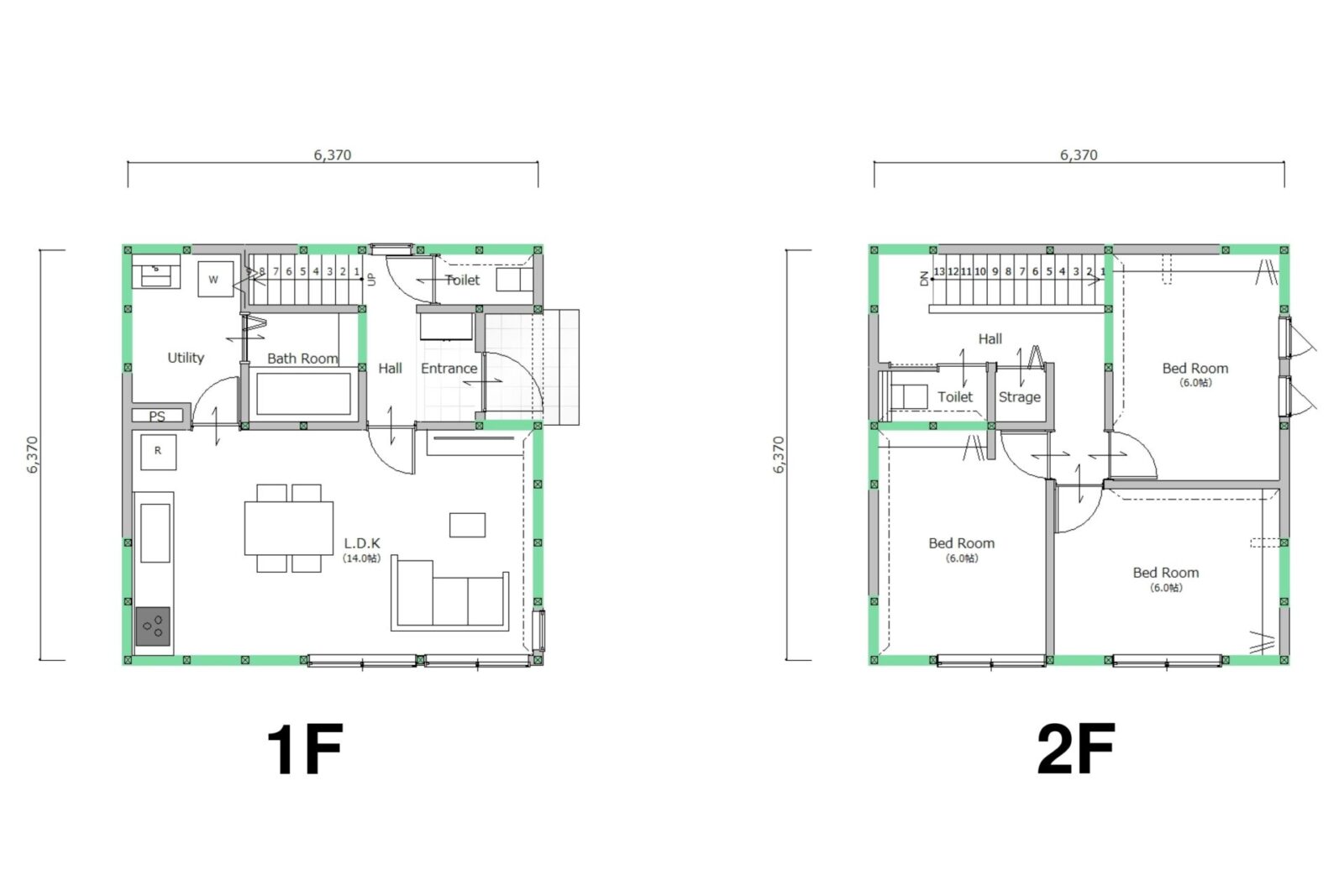 2階建て