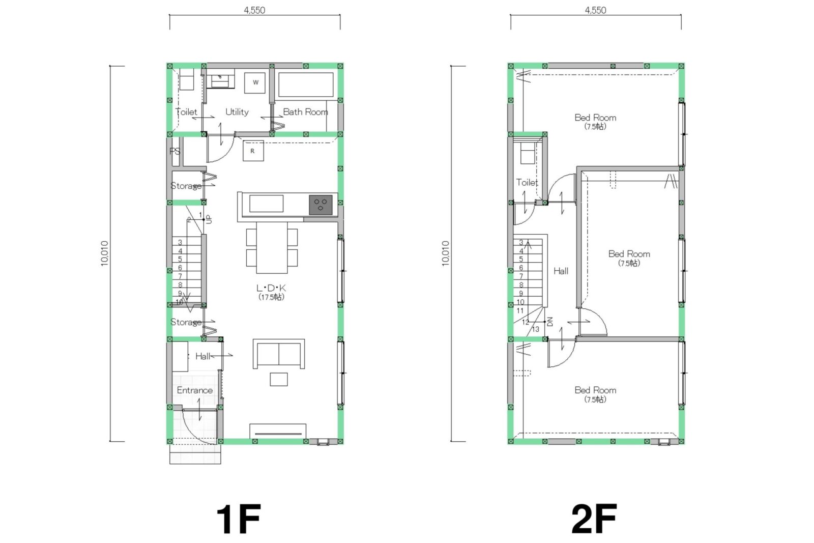 2階建て