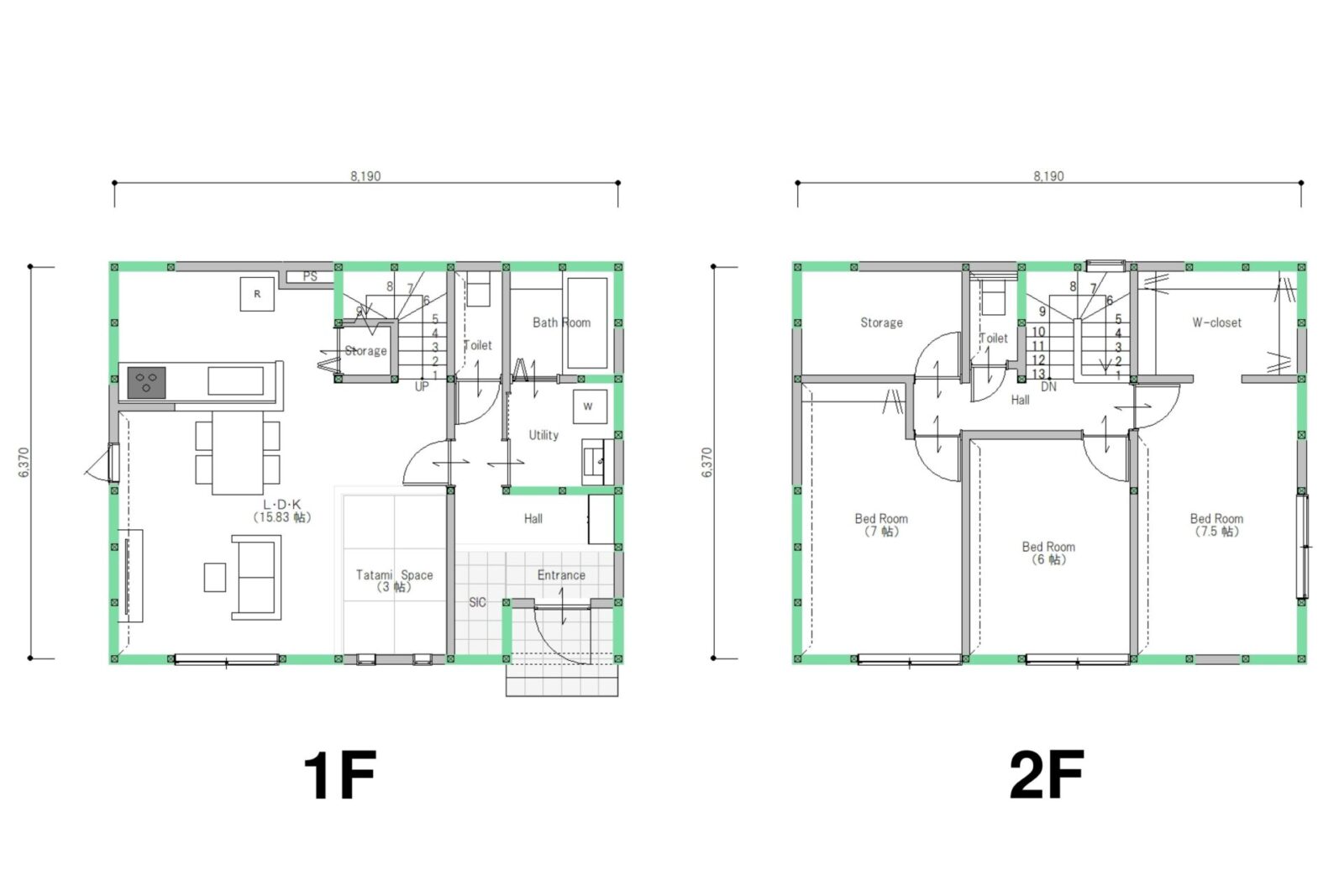 2階建て