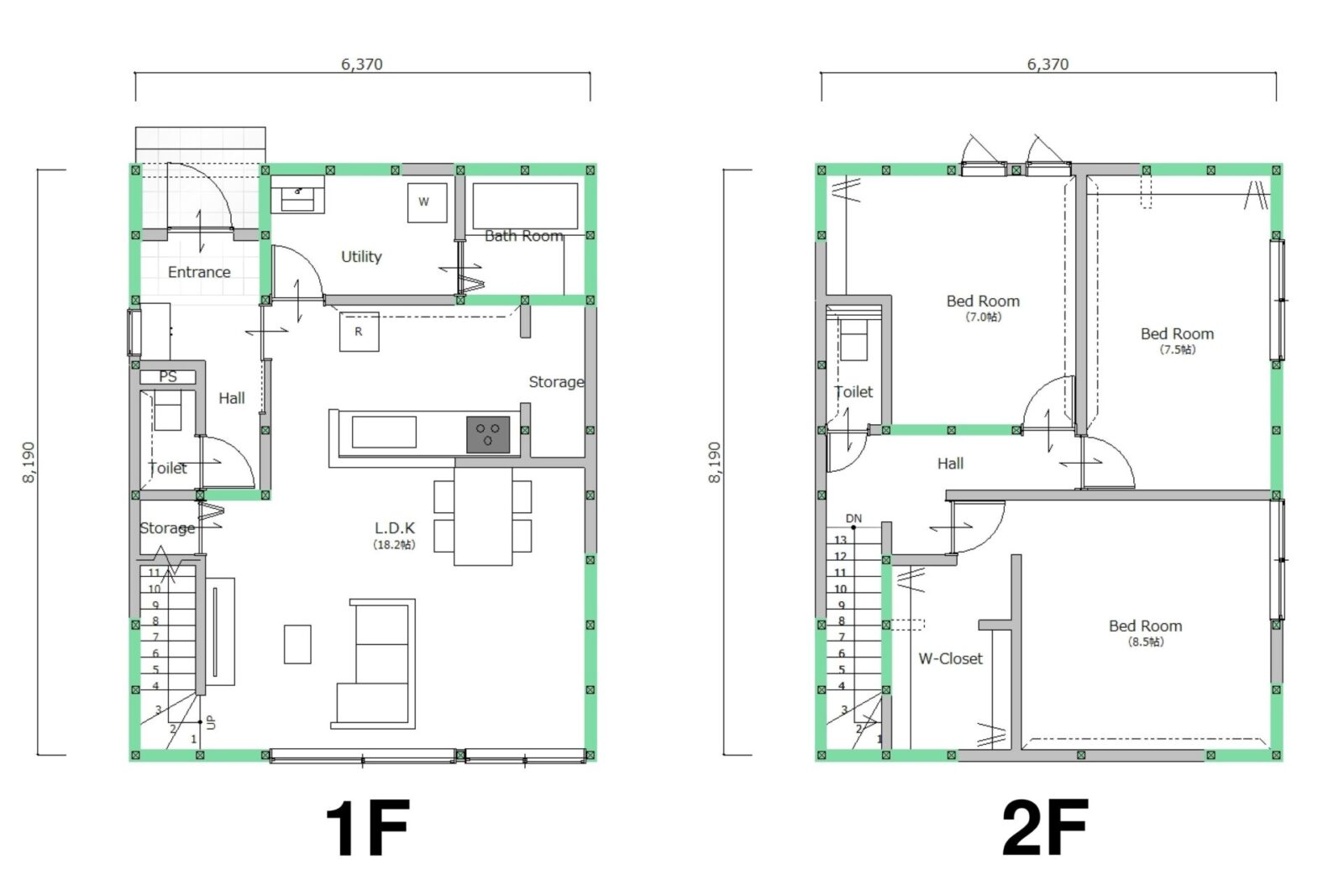 2階建て