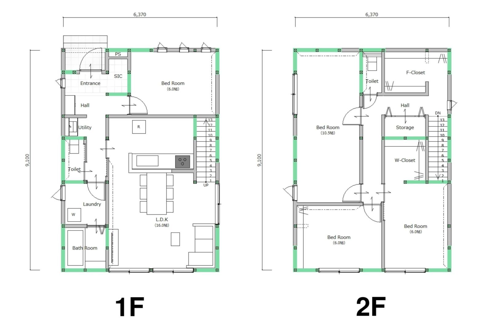 2階建て