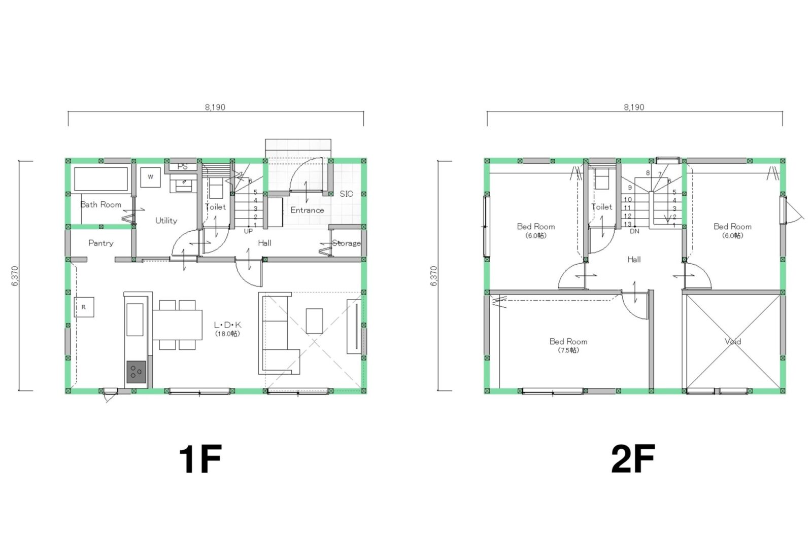 2階建て