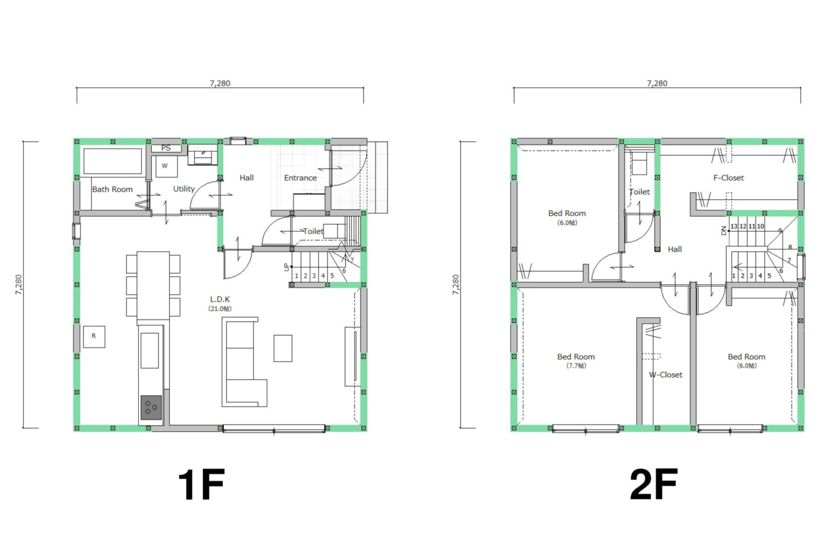 2階建て