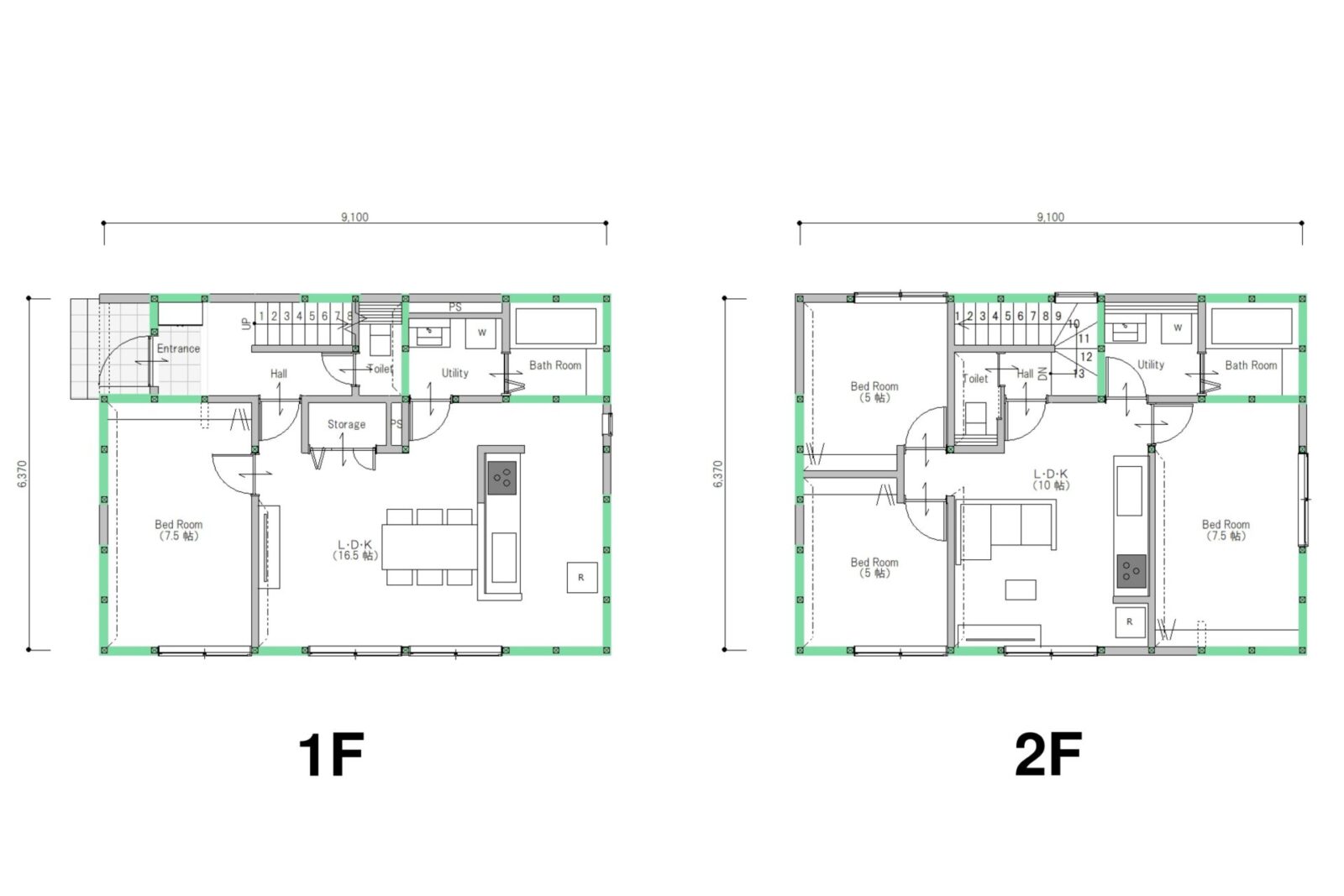 2階建て