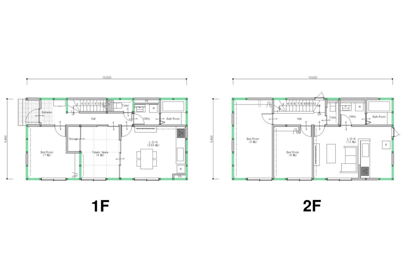 2階建て
