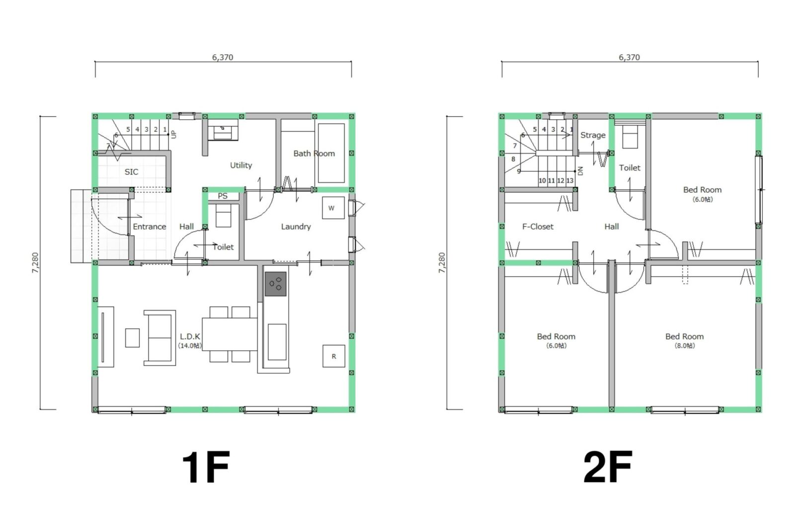 2階建て