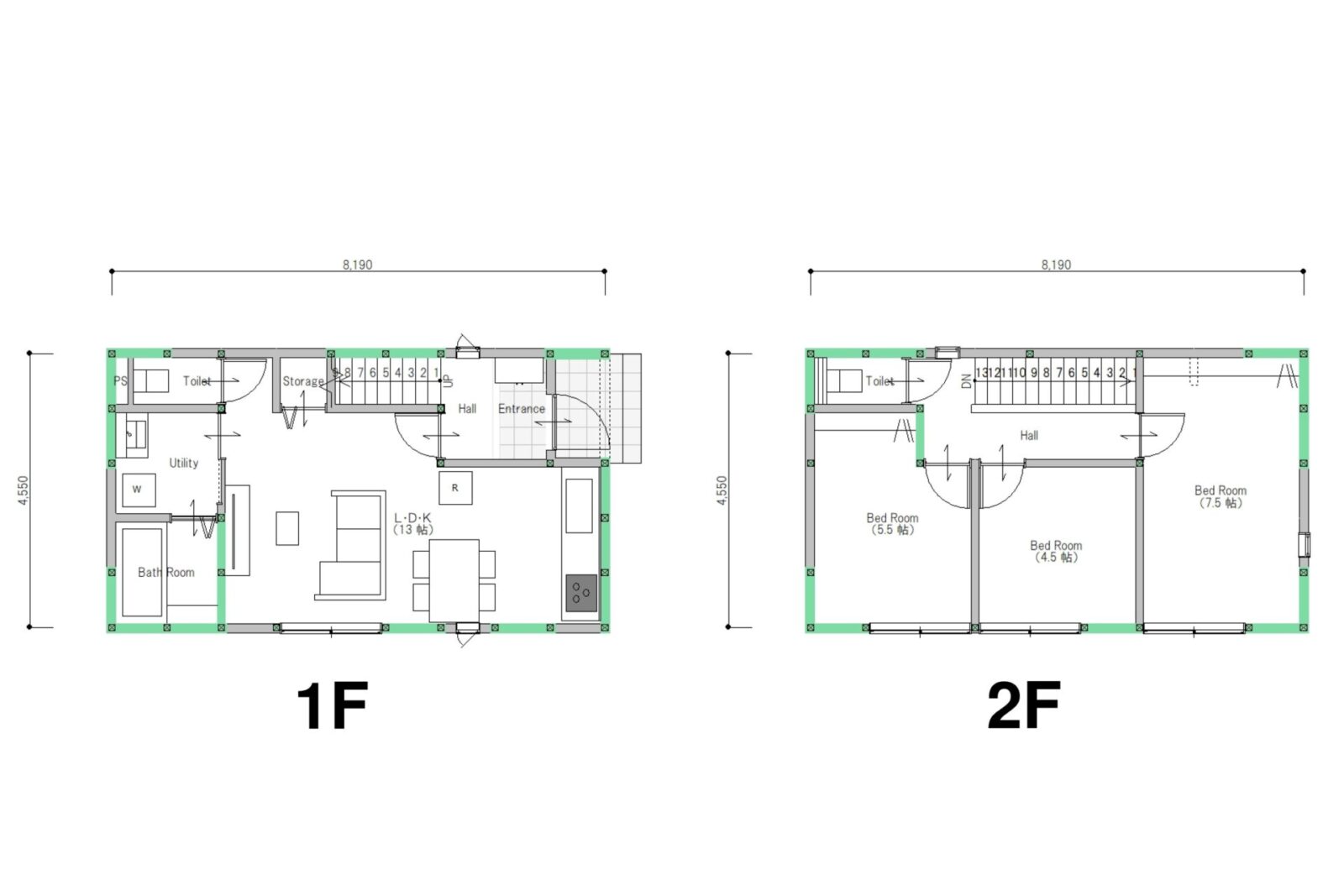2階建て