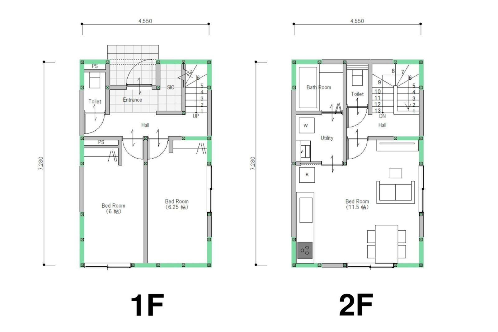 2階建て