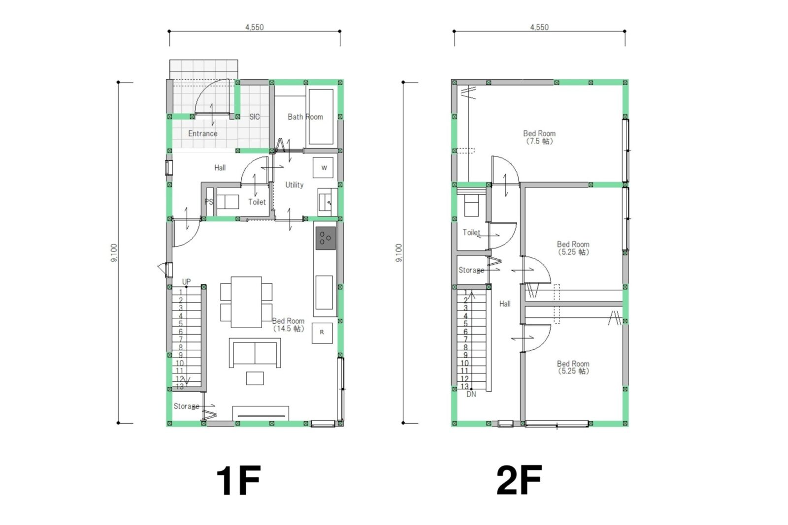 2階建て