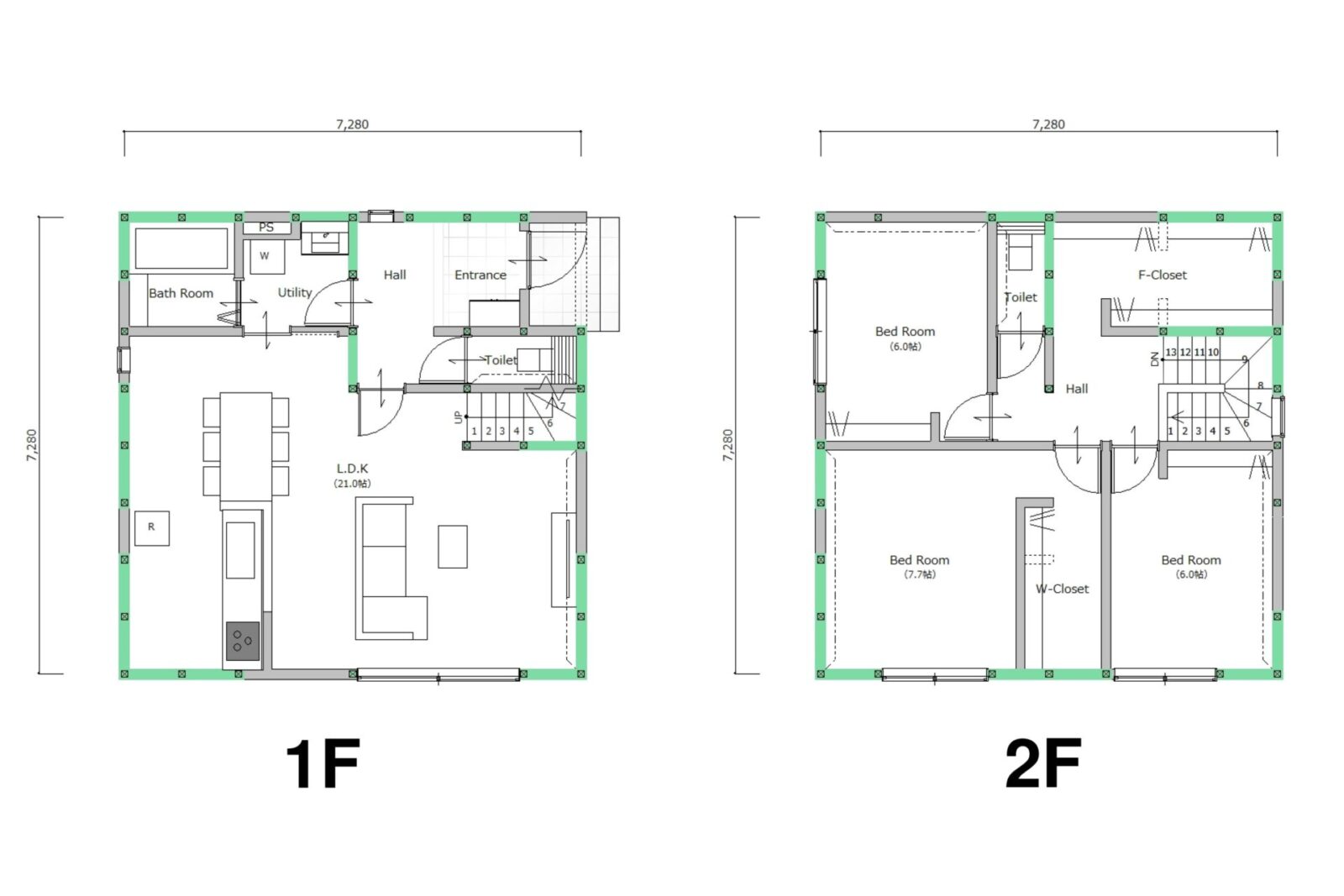2階建て