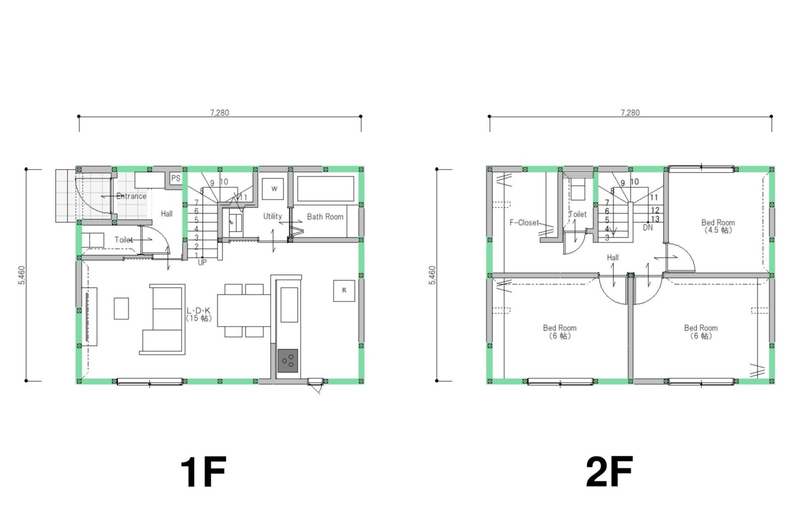 2階建て