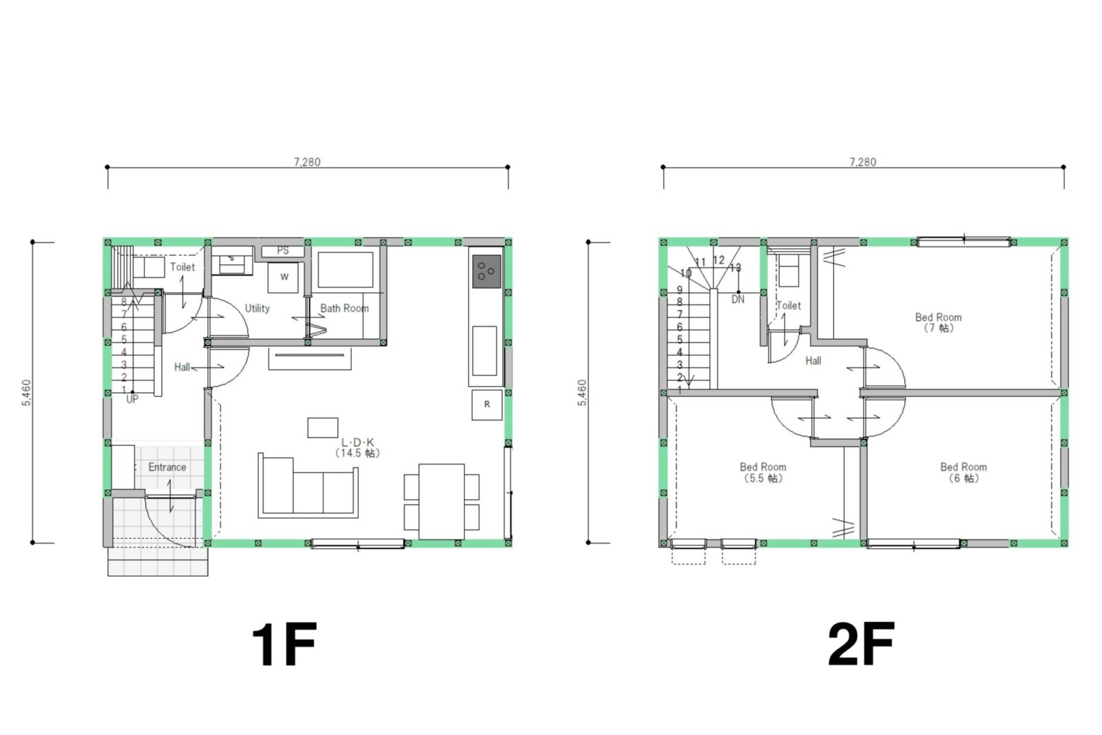2階建て