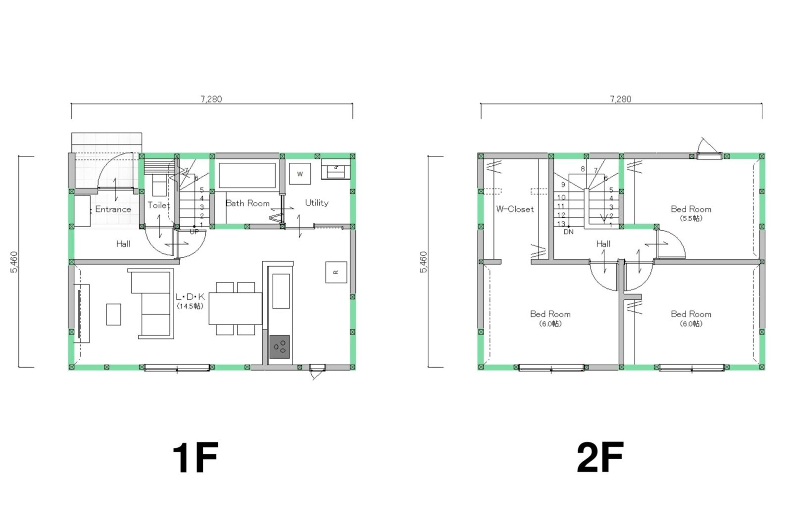 2階建て
